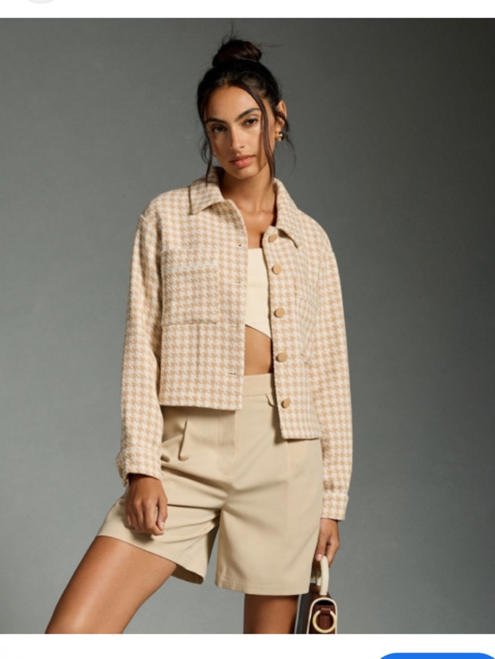 Dolan Houndstooth Printed Medium 
Jacket Anthropologie - Picture 2 of 14